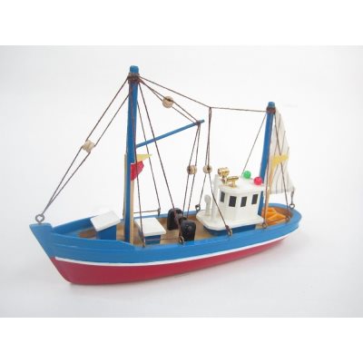 Build Your Own Fishing Boat Wooden Model Ship Fishing Magician Starter Boat Kit 