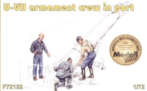 Armament Crew for U-Boat Type VIIc 1:72 scale