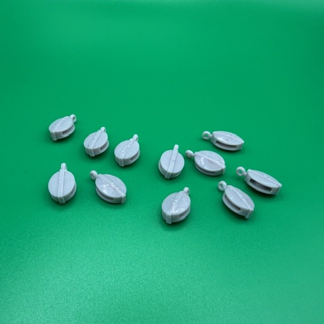 Ancient single blocks in resin 8 mm (10)