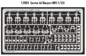 Eduard German AA Weapons 1:350 Scale