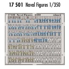 Eduard Naval Figures pre-painted in colour 1:350 Scale