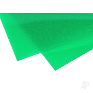 Evergreen 0.25mm Green Transparent Coloured Sheet (2)