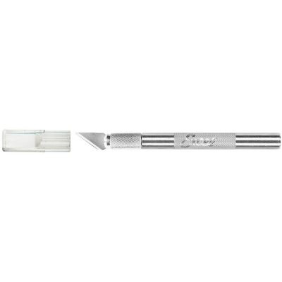 Excel / Swann Morton K2 Knife Medium Duty Round Aluminium with Safety Cap