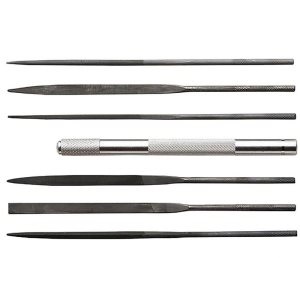 Excel Needle Files Precision set of 6 with Handle 8300