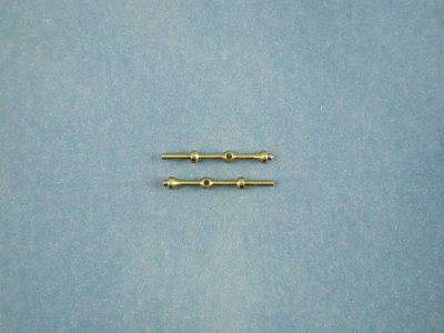 0 Hole Capping Stanchion, Brass 10mm (10)