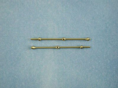 1 Hole Capping Stanchion, Brass 25mm (10)