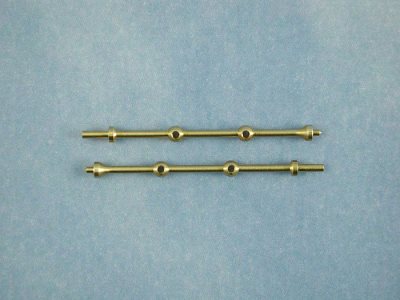 2 Hole Capping Stanchion, Brass 30mm (10)