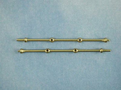 2 Hole Capping Stanchion, Brass 40mm (10)