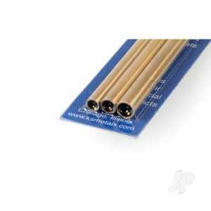 K&S 12in Soft Bendable Brass Tube 3/16. 7/32. 1/4 (3)