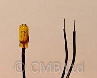 Miniature Bulb Yellow 6V 2.4mm Diameter