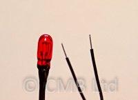 Miniature Bulb Red 12V 3.2mm Diameter