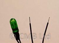 Miniature Bulb Green 12V 3.2mm Diameter