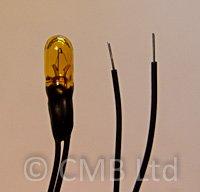 Miniature Bulb Yellow 6V 3.2mm Diameter