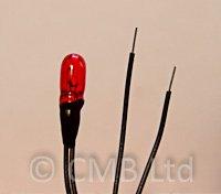 Miniature Bulb Red 6V 3.2mm Diameter