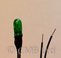 Miniature Bulb Green 6V 3.2mm Diameter