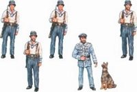 Guards with Alsation 1:72 scale (5)