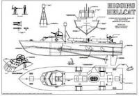 Higgins Hellcat Model Boat Plan