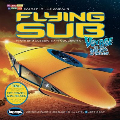 Moebius The Flying Sub Voyage to the bottom of the sea 1:32 Scale