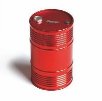 MZ0012 Aluminium Oil Drum Red Height 95mm Diameter 60mm