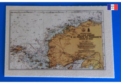 Sea Map 65 x 48mm