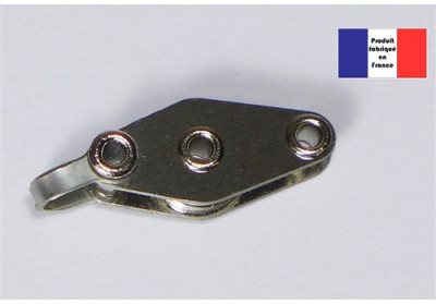 Shackle Block with Becket 8mm - Metal Series