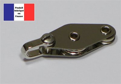 Shackle Block with Fiddle 10mm - Metal Series