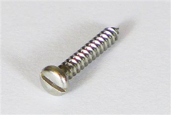 Stainless Steel Flat Slotted Head Screw 2.2 x 13mm (10)
