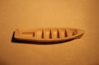 27ft Cutter Carvel Transom Stern 62mm 1:128 Scale