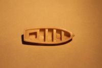 19ft Dinghy/Jolly Boat Carvel Transom Stern 38mm 1:128 Scale