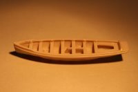 30ft Longboat/Gig Clinker Transom Stern 71mm 1:128 Scale