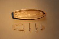 1:48 Scale 19ft Lifeboat/Jolly Boat Carvel 120mm
