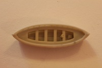 28ft Dinghy Clinker Double Ended 60mm 1:144 Scale