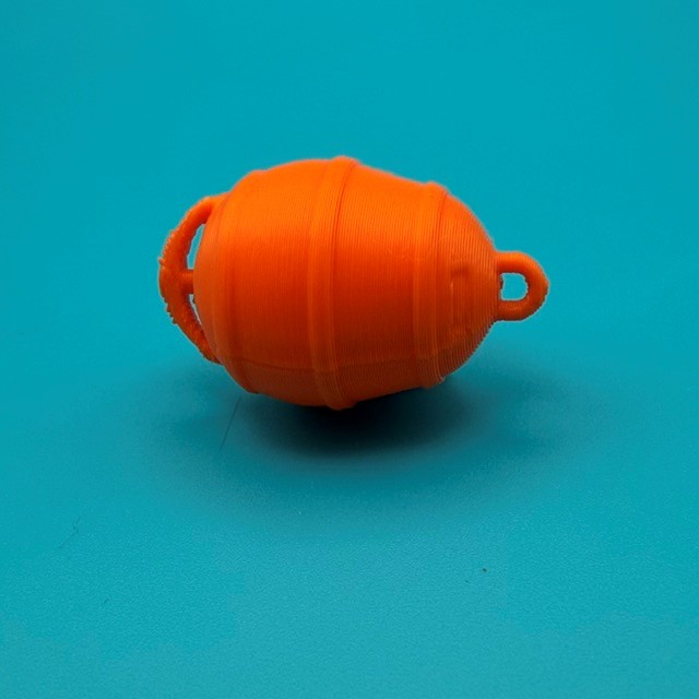 Mooring Buoy Orange 33x23mm