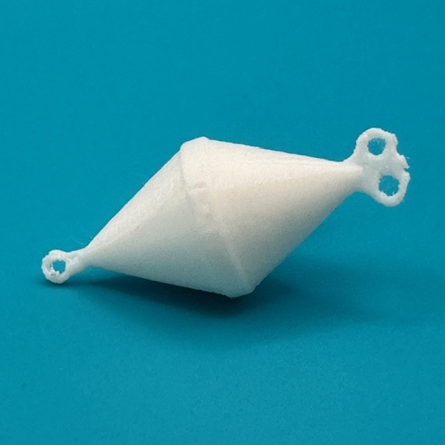 Bi-Conical Mooring Buoy White 46x20mm