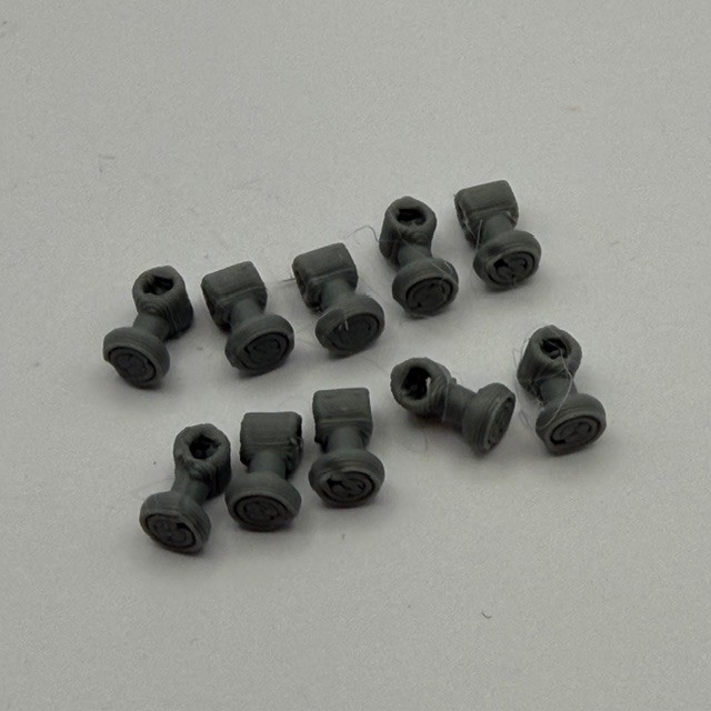 1 Hole PT77 Type Stanchion 6mm High (10)