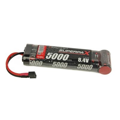 8.4V 5000 NiMh Radient Superpax Battery Pack HCT Deans Connector
