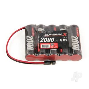 Receiver Battery Pack NiMh 6V 2000mah AA Flat
