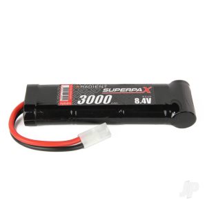 8.4V 3000 NiMh Radient Superpax Battery Pack Tamiya Connector