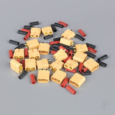 XT60 Connector Set including Heat Shrink 10 Pairs