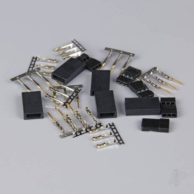 JR/Hitec Connector Set with Gold Pins 5 Pairs
