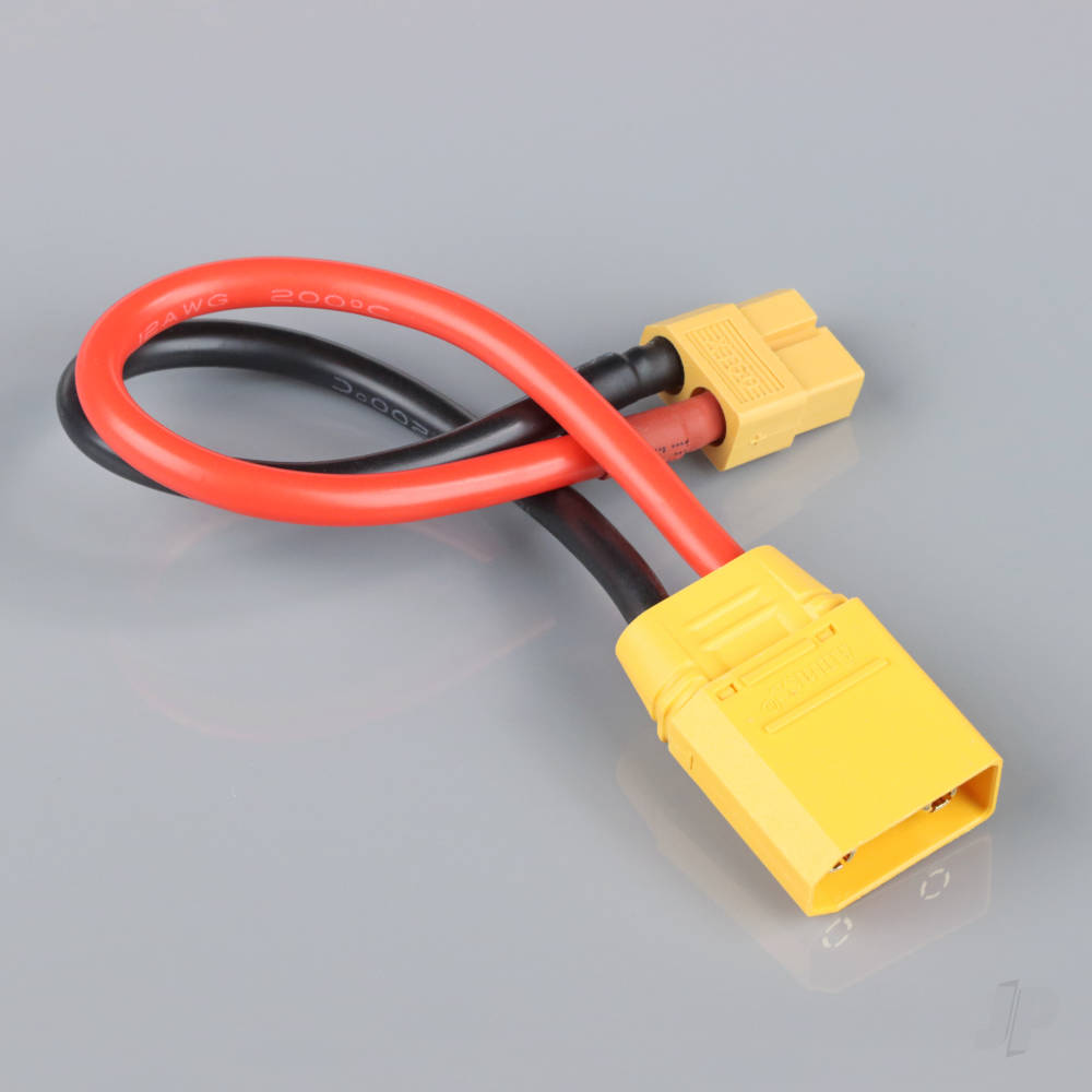 Charge Lead, XT60 to XT90 Male, 12AWG, 150mm