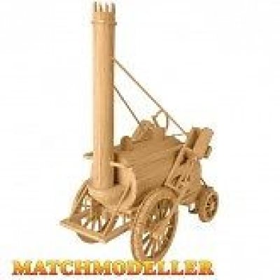 Matchbuilder Stephensons Rocket Matchstick kit