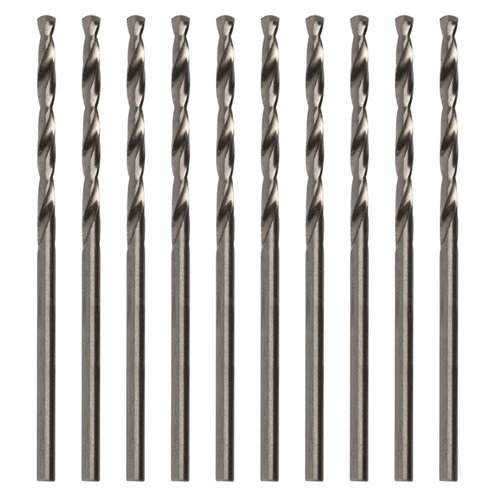 2-Pack 1/64 High-Speed Steel Drill Bits - Precision Drilling For Metal, Wood, Plastic