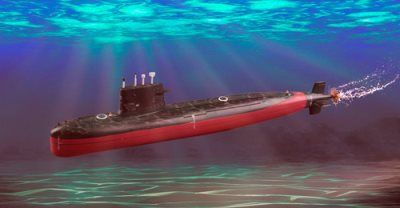 Trumpeter PLAN Type 039G Song Class SSG Submarine 1:350 Scale