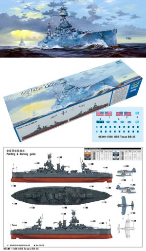 Trumpeter USS Texas BB-35 1:350 Scale