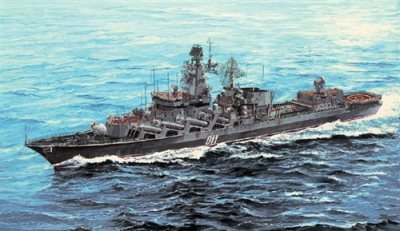 Trumpeter Russian Navy Slava Class Cruiser Marshal Ustinov 1:700 Scale