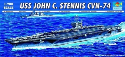 Trumpeter USS John C Stennis Nuclear Carrier CVN-74 (1998) 1:700 Scale