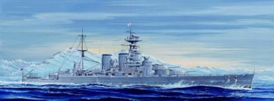 Trumpeter HMS Hood British Battleship (1931) 1:700 Scale