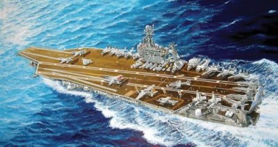 Trumpeter USS Theodore Rosevelt CVN-71 2006 1:700 Scale