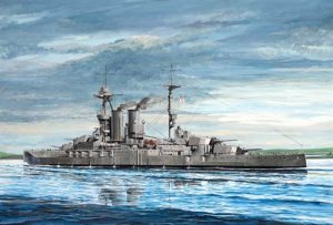 Trumpeter HMS Warspite 1915 1:700 Scale